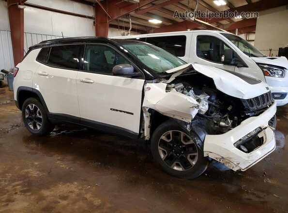 3C4NJDDB2JT179247 2018 JEEP COMPASS White წინა მარჯვენა
