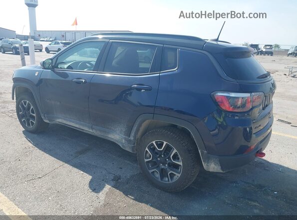 3C4NJDDB2JT456477 2018 JEEP COMPASS Blue Tył lewy