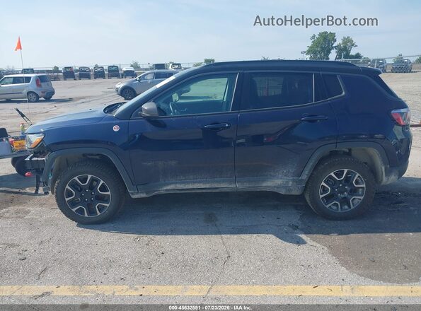 3C4NJDDB2JT456477 2018 JEEP COMPASS Blue Widok wnętrza 360 stopni