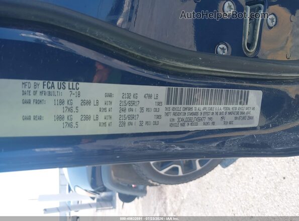 3C4NJDDB2JT456477 2018 JEEP COMPASS Blue Widok komory silnika