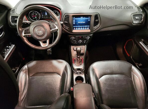 3C4NJDDB2JT501191 2018 JEEP COMPASS White წინა პანელის ხედი