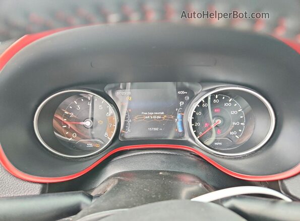 3C4NJDDB2KT599995 2019 JEEP COMPASS Red Вид щитка приладів