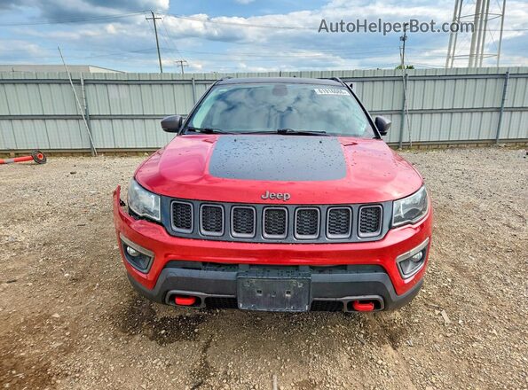 3C4NJDDB2KT599995 2019 JEEP COMPASS Red Вид спереду