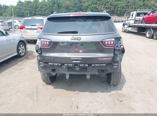 3C4NJDDB2KT733193 2019 JEEP COMPASS Gray Դիմացի տեսք