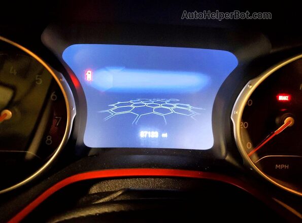3C4NJDDB2KT776013 2019 JEEP COMPASS Blue Instrument cluster view