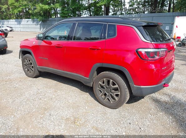 3C4NJDDB2LT220897 2020 JEEP COMPASS Red Հետևի ձախ