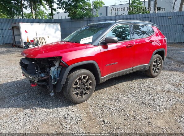 3C4NJDDB2LT220897 2020 JEEP COMPASS Red Առջևի ձախ երեք քառորդ տեսարան