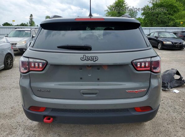 3C4NJDDB2MT506038 2021 JEEP COMPASS Gray უკანა ხედი