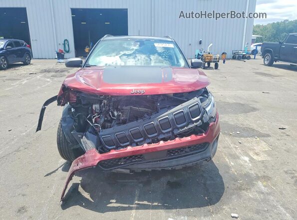 3C4NJDDB2NT108460 2022 JEEP COMPASS Burgundy Вид спереду