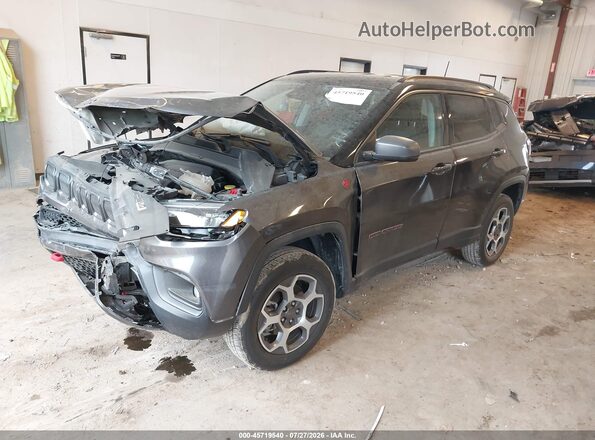 3C4NJDDB2NT186429 2022 JEEP COMPASS Gray Przód lewy