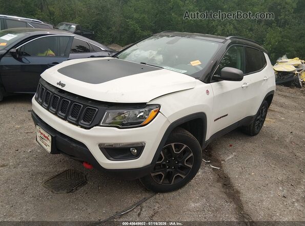 3C4NJDDB3KT650534 2019 JEEP COMPASS Белый Передняя левая четверть