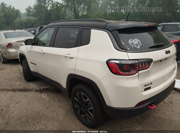 3C4NJDDB3KT650534 2019 JEEP COMPASS Белый Задняя левая четверть