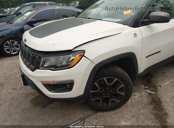 3C4NJDDB3KT650534 2019 JEEP COMPASS Белый Вид спереди