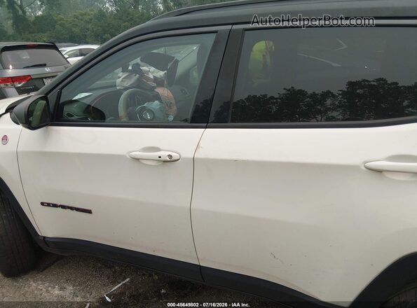 3C4NJDDB3KT650534 2019 JEEP COMPASS Белый Панорамный вид салона 360°