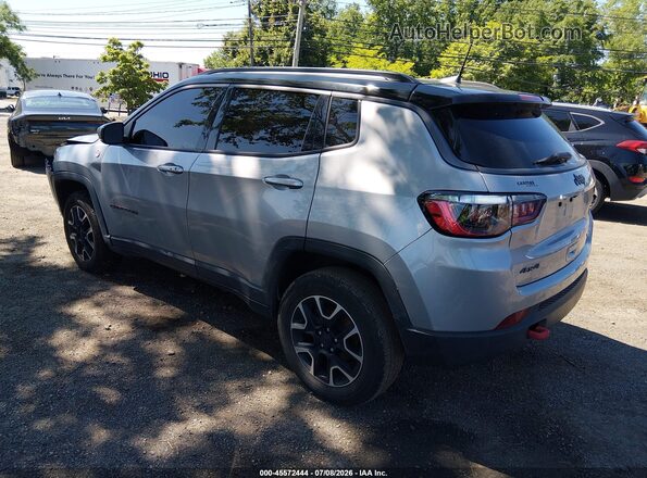 3C4NJDDB3LT170740 2020 JEEP COMPASS Gray Trasero izquierdo