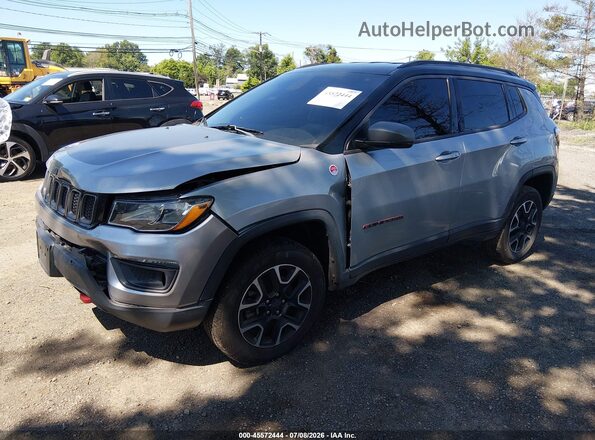 3C4NJDDB3LT170740 2020 JEEP COMPASS Gray Vista tres cuartos delantera izquierda