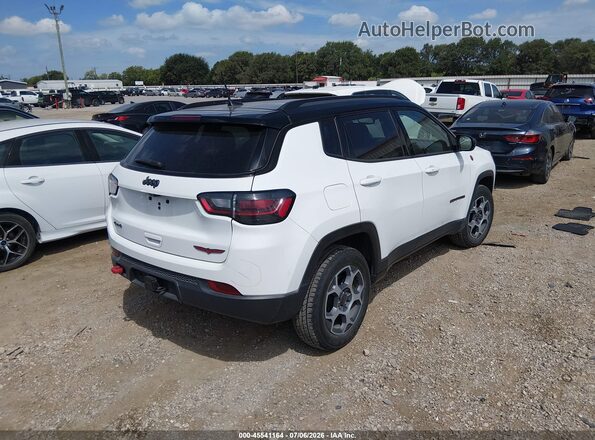3C4NJDDB3NT203609 2022 JEEP COMPASS White Trasero derecho