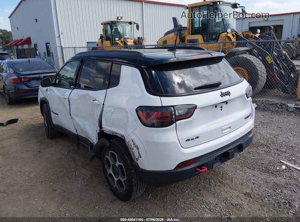 3C4NJDDB3NT203609 2022 JEEP COMPASS White Trasero izquierdo