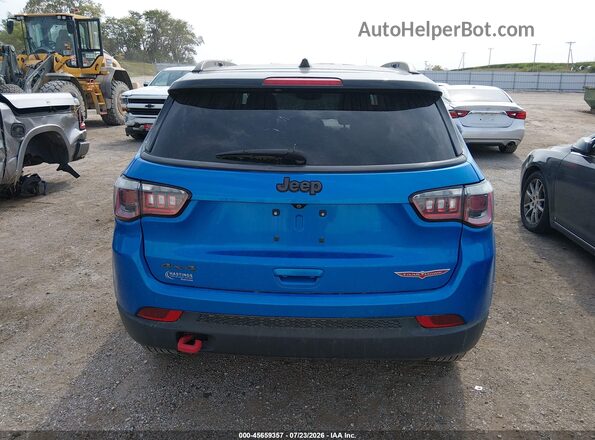 3C4NJDDB4JT210529 2018 JEEP COMPASS Blue 