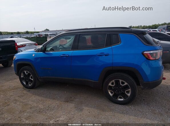 3C4NJDDB4JT210529 2018 JEEP COMPASS Blue Панорамний вид салону 360°
