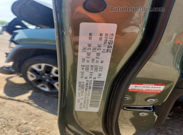 3C4NJDDB4JT373648 2018 JEEP COMPASS Green VIN կոդի պիտակի տեսք