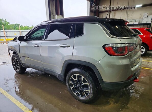 3C4NJDDB4KT716220 2019 JEEP COMPASS Gray Rear left