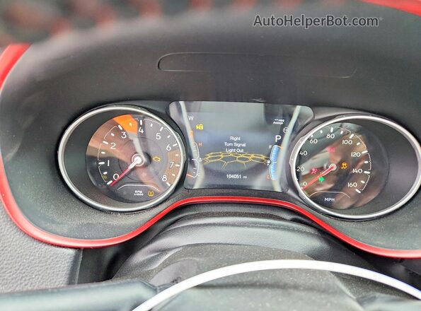 3C4NJDDB4KT733387 2019 JEEP COMPASS Gray Вид щитка приладів