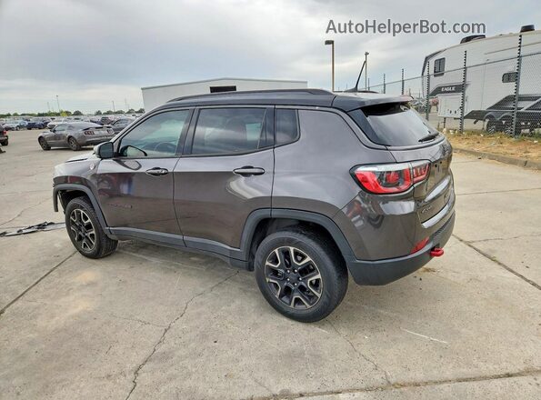 3C4NJDDB4KT733387 2019 JEEP COMPASS Gray Задня ліва чверть
