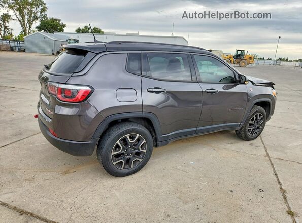 3C4NJDDB4KT733387 2019 JEEP COMPASS Gray Задня права чверть