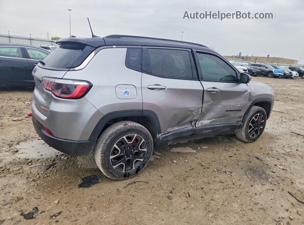 3C4NJDDB4MT519860 2021 JEEP COMPASS Silver Rear right