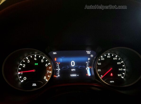 3C4NJDDB4MT571618 2021 JEEP COMPASS White Instrument cluster view