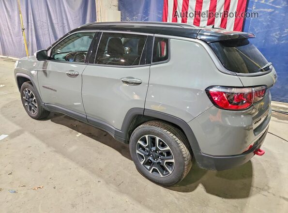 3C4NJDDB4MT598317 2021 JEEP COMPASS Gray უკანა მარცხენა