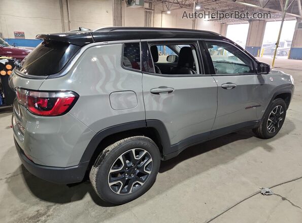 3C4NJDDB4MT598317 2021 JEEP COMPASS Gray 