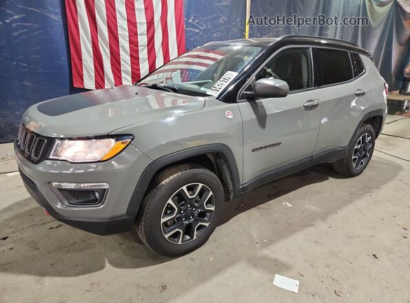3C4NJDDB4MT598317 2021 JEEP COMPASS Gray 