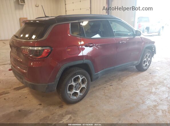 3C4NJDDB4NT162097 2022 JEEP COMPASS Red Tył prawy