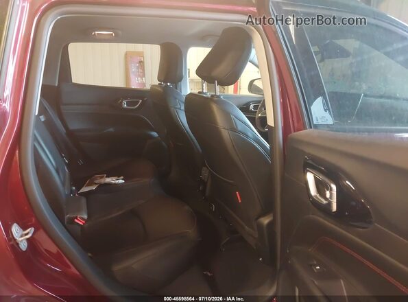 3C4NJDDB4NT162097 2022 JEEP COMPASS Red Widok naklejki z numerem VIN