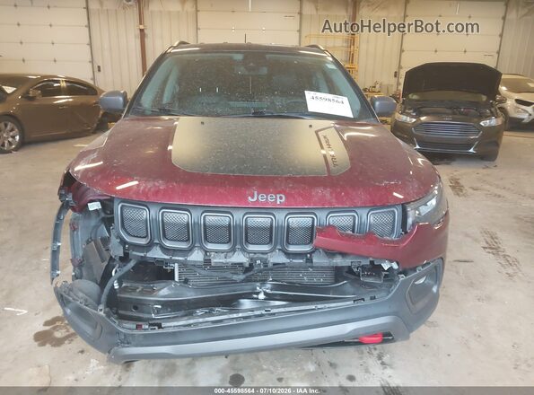 3C4NJDDB4NT162097 2022 JEEP COMPASS Red Widok zestawu wskaźników
