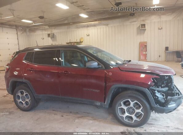 3C4NJDDB4NT162097 2022 JEEP COMPASS Red Widok wnętrza z tyłu