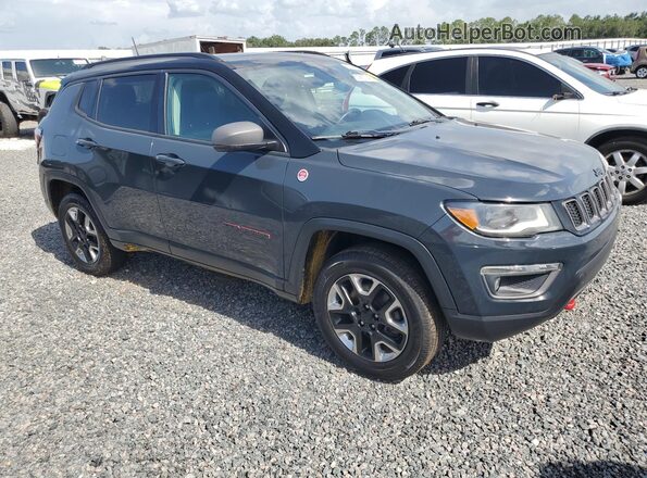 3C4NJDDB5JT179680 2018 JEEP COMPASS Серый Передняя правая четверть