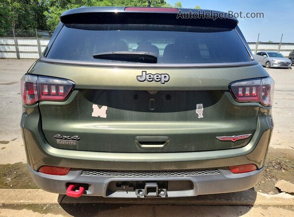 3C4NJDDB5KT653015 2019 JEEP COMPASS Green უკანა ხედი