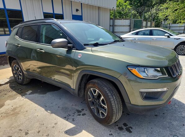 3C4NJDDB5KT653015 2019 JEEP COMPASS Green წინა მარჯვენა