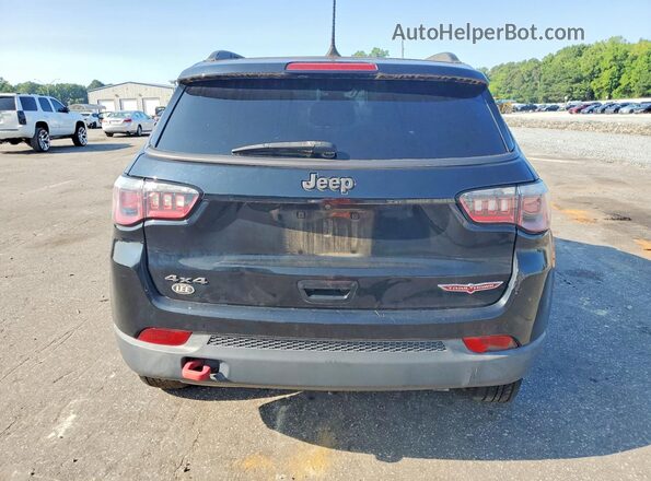 3C4NJDDB6JT130746 2018 JEEP COMPASS Black Հետևի տեսք