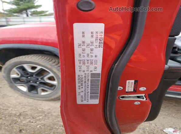 3C4NJDDB6JT403443 2018 JEEP COMPASS Красный Вид наклейки с VIN-кодом