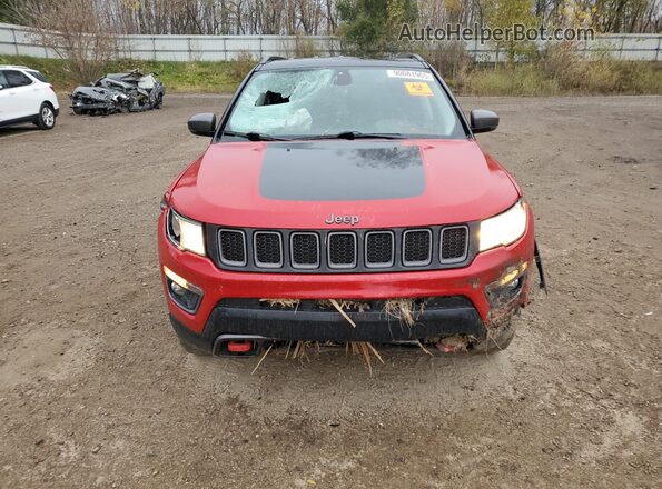3C4NJDDB6JT403443 2018 JEEP COMPASS Красный Вид спереди