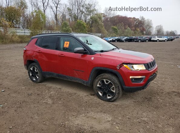 3C4NJDDB6JT403443 2018 JEEP COMPASS Красный Передняя правая четверть