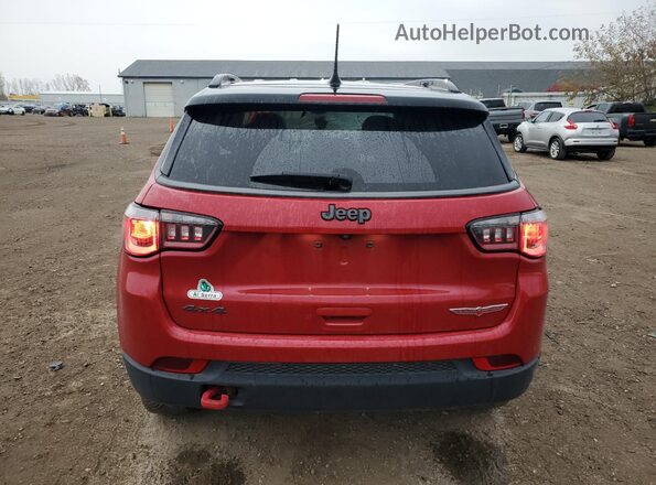 3C4NJDDB6JT403443 2018 JEEP COMPASS Красный Вид сзади