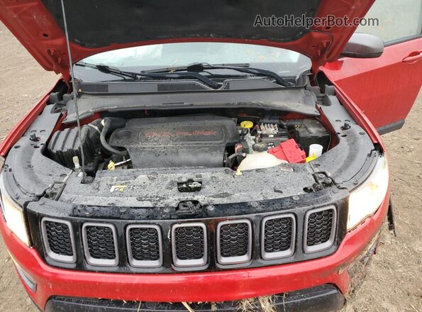 3C4NJDDB6JT403443 2018 JEEP COMPASS Красный Вид подкапотного пространства
