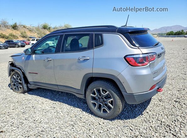 3C4NJDDB6KT786351 2019 JEEP COMPASS Silver Հետևի ձախ