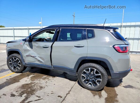3C4NJDDB6LT132788 2020 JEEP COMPASS Gray Rear left