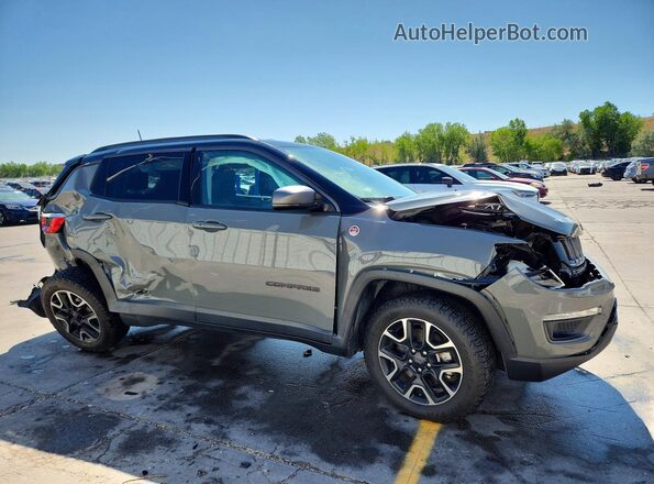 3C4NJDDB6LT132788 2020 JEEP COMPASS Gray Front right